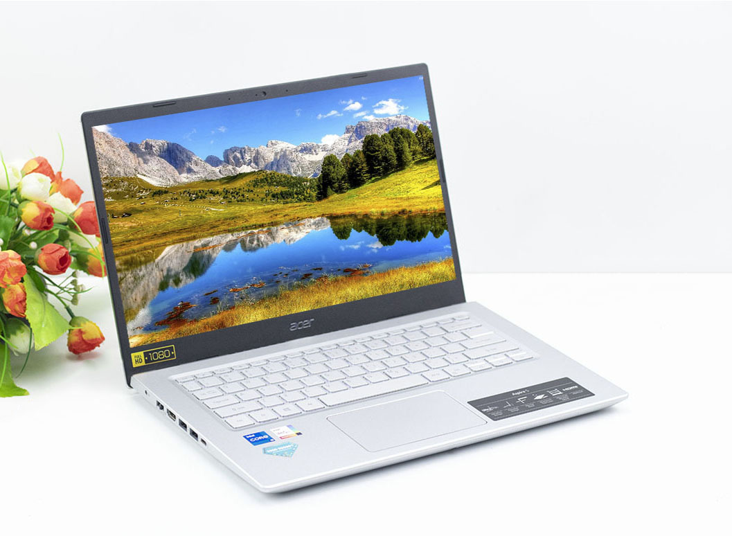 LAPTOP ACER ASPIRE 5 A514 54 511G i5 1135G7 SSD 512GB 14INCH FHD VỎ NHÔM MÀU BẠC GIÁ RẺ1