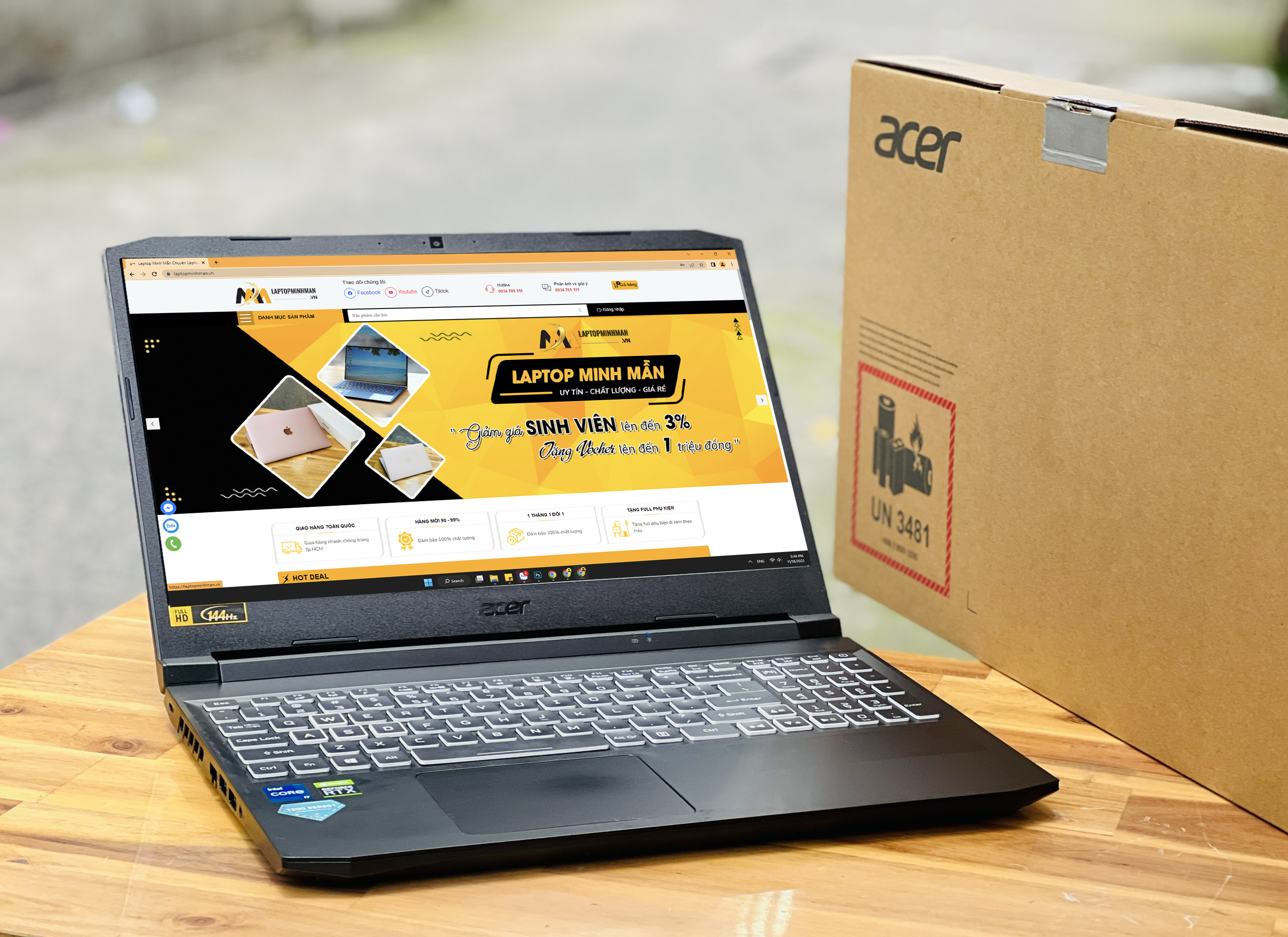 Acer Nitro 5 AN515-57 i7 11800H/ SSD512/ RTX3050 4G/ 144hz/ LED 7 màu/ Chuyên Game/ Giá rẻ3