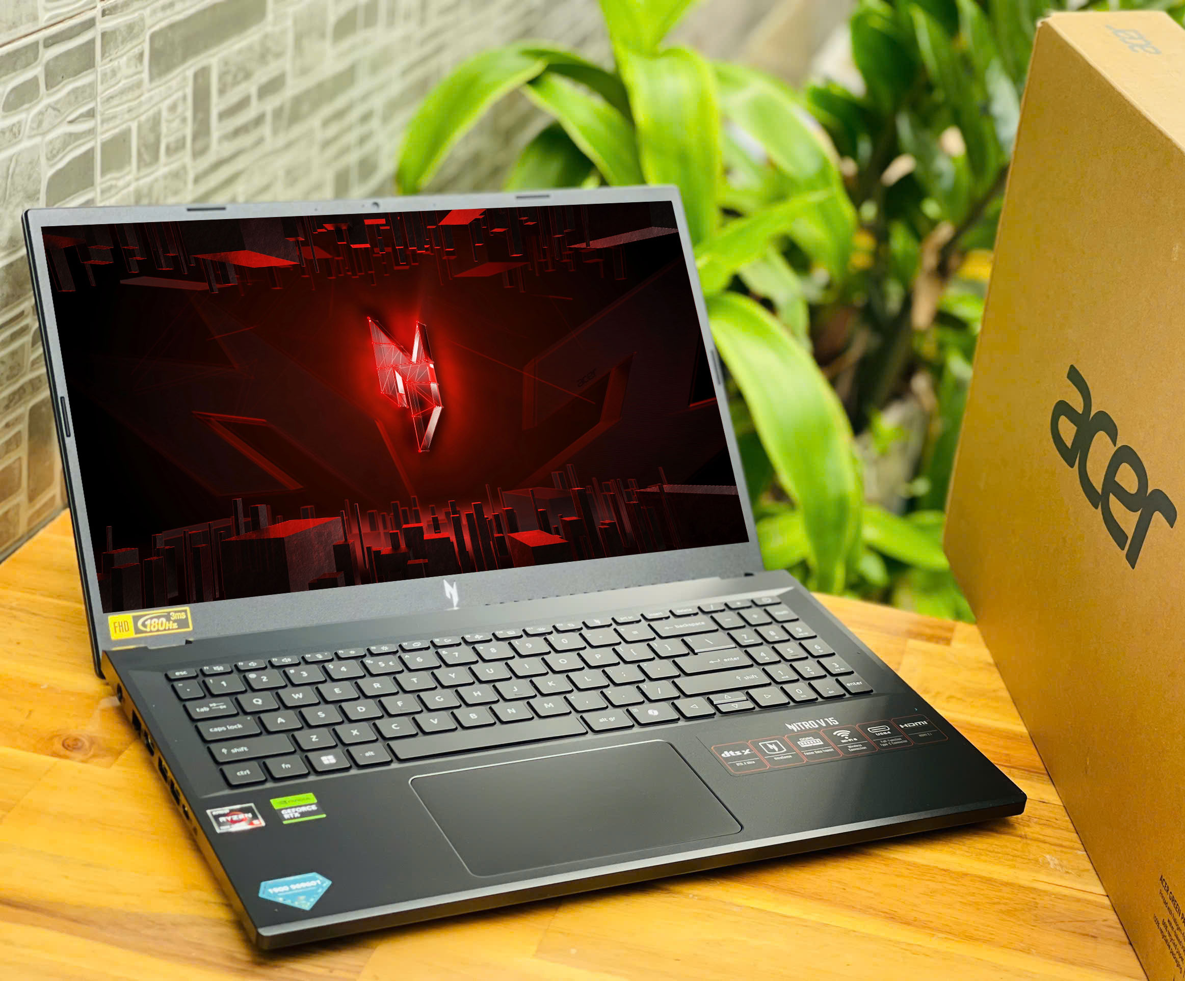 LAPTOP ACER NITRO V 15 GAMING ANV15-41 RYZEN 5 7535HS RTX2050 15.6INCH FHD 180HZ CAO CẤP GIÁ RẺ2