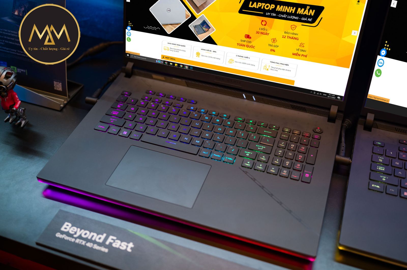 Asus Rog Strix G18 G814 I9 13980HX/ RAM 16GB SSD 1000G/ TRÀN VIỀN 18INCH/ RTX 4080 12GB/ GAMING ĐỒ HỌA/ GIÁ RẺ3