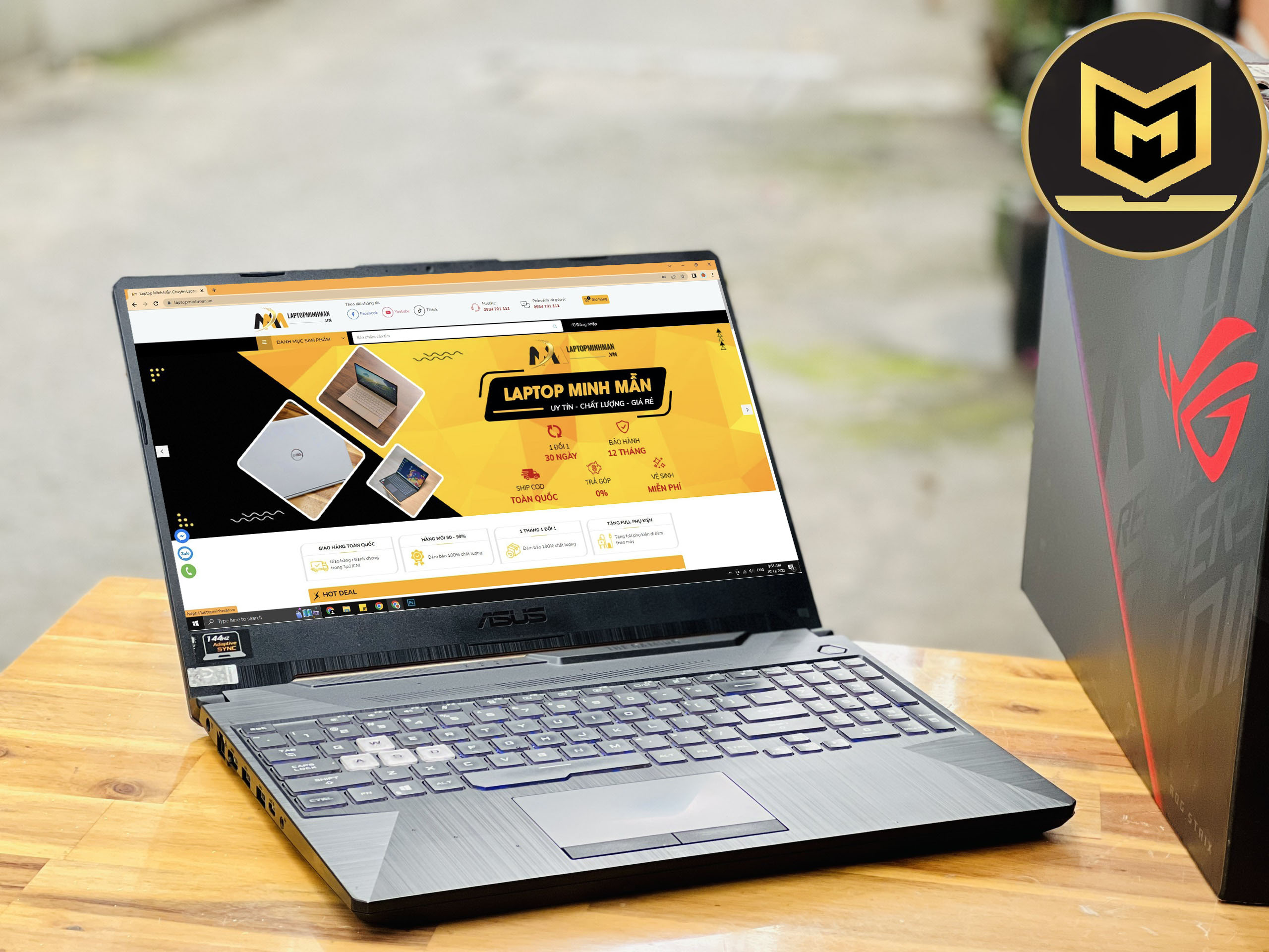 ASUS TUF GAMING A15 FA506II R5 4600H/ RAM 8GB/ SSD 512GB/ GTX1650Ti 4GB/ 15INCH FHD 144Hz/ CHUYÊN GAME ĐỒ HỌA/ GIÁ RẺ4
