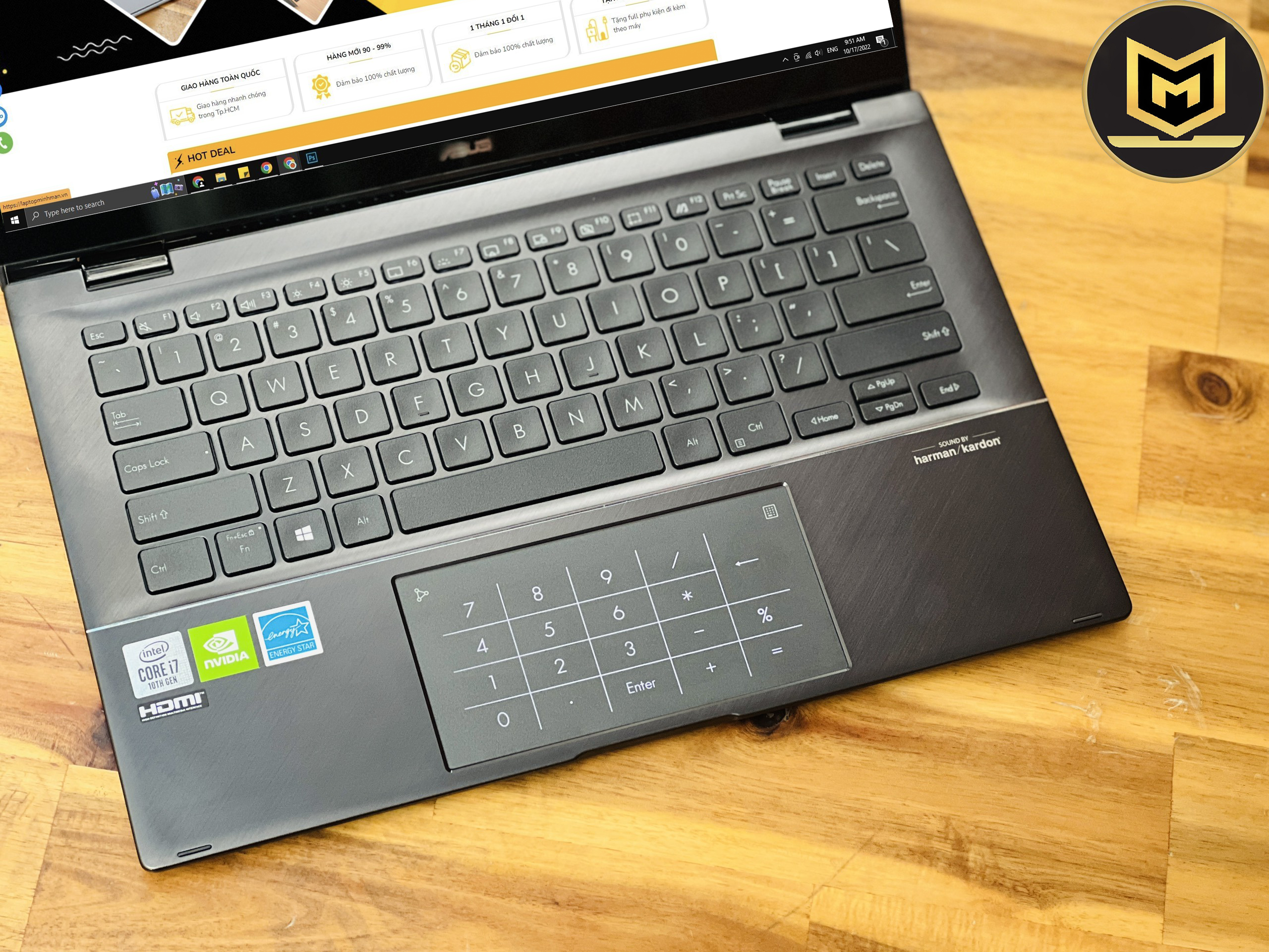 ASUS ZENBOOK FLIP 14 UX463FL i7 10510U/ RAM 16GB/ SSD 512GB/ FHD TRÀN VIỀN/ CẢM ỨNG LẬT XOAY/ VGA MX250/ ĐỒ HỌA CAO CẤP/ GIÁ RẺ2