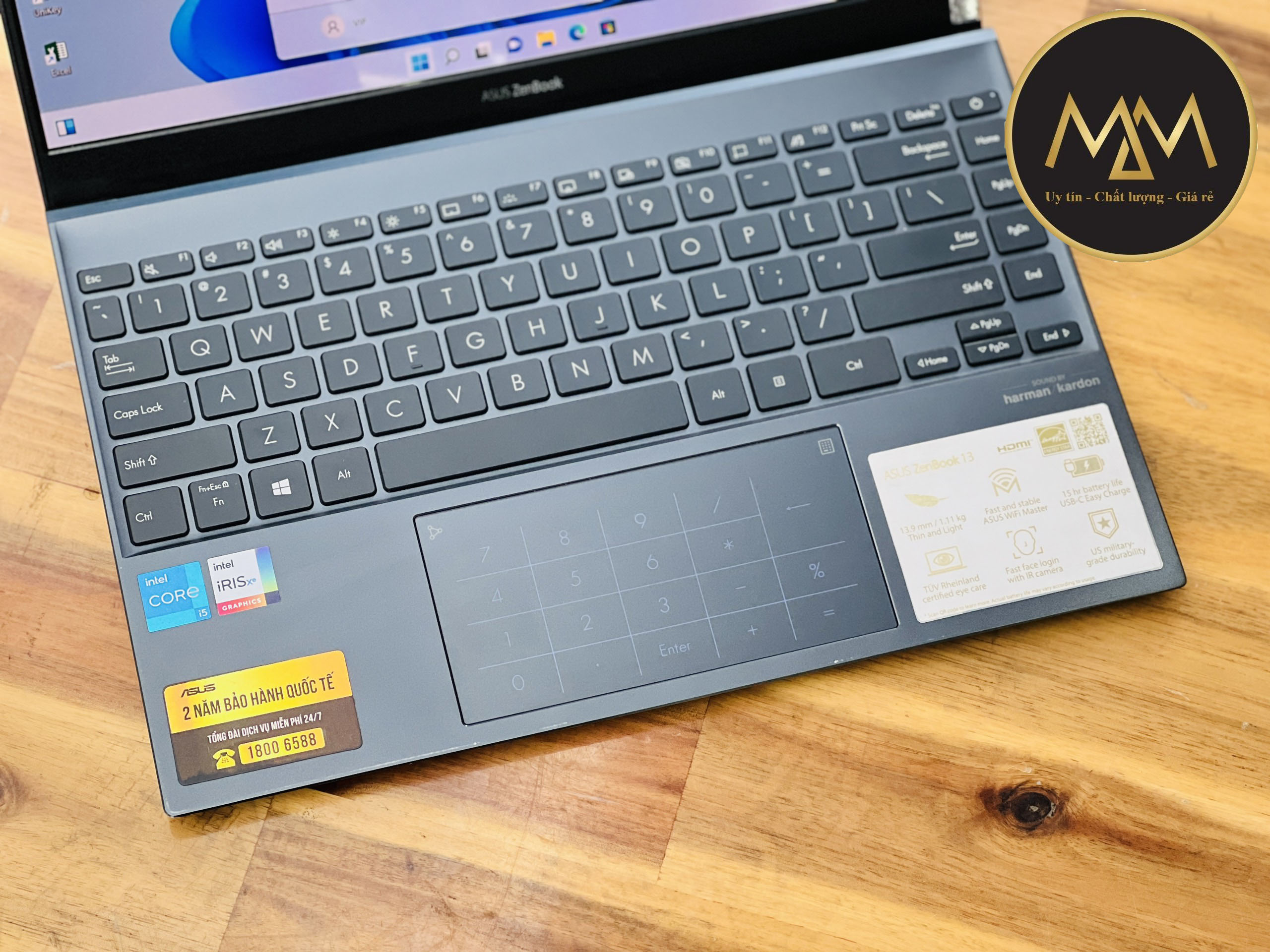 Laptop Asus Zenbook UX325EA i5 1135G7/ Ram8G/ SSD512/ Full HD IPS OLED/ Viền Mỏng/ Giá rẻ4