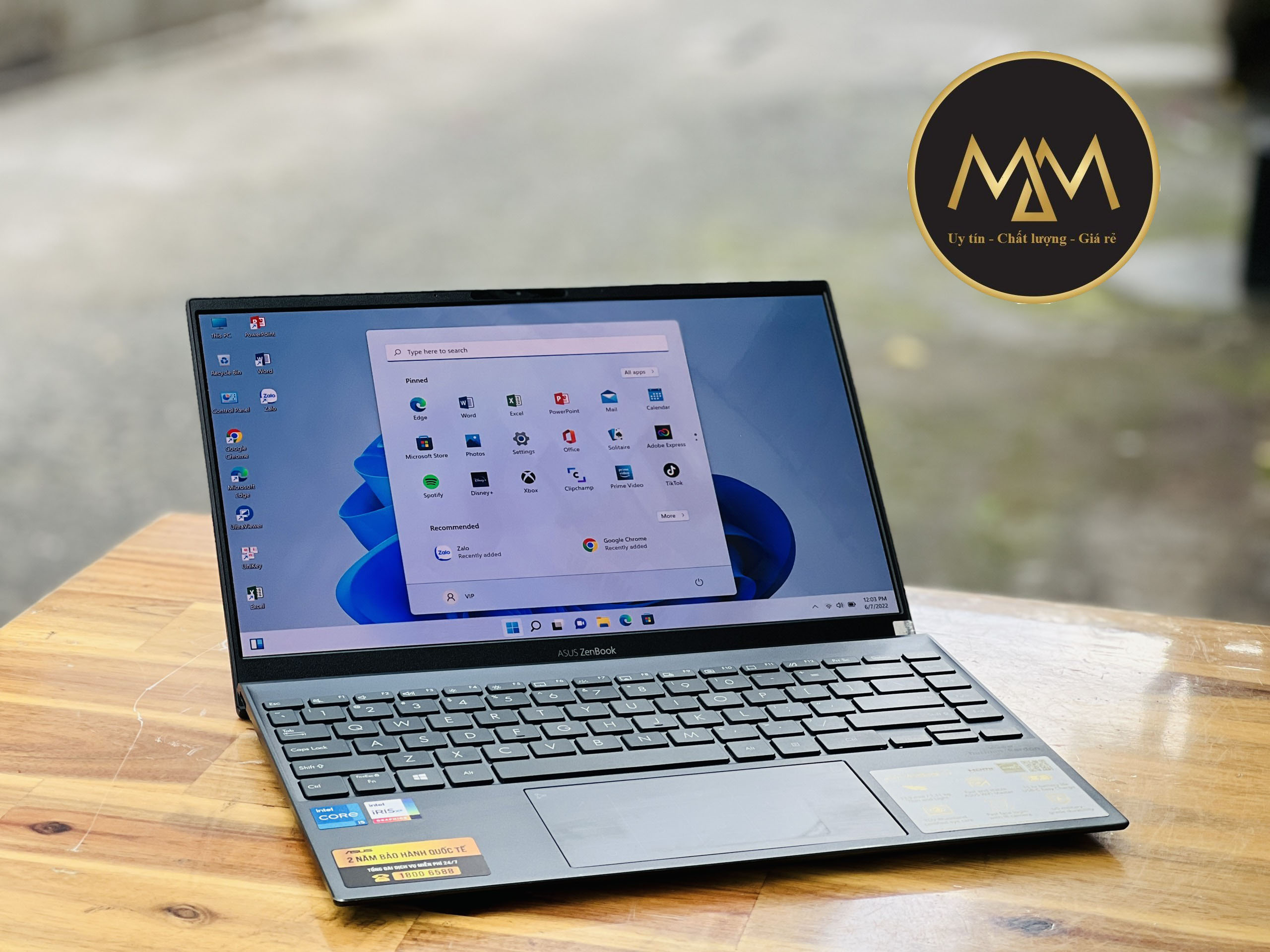 Laptop Asus Zenbook UX325EA i5 1135G7/ Ram8G/ SSD512/ Full HD IPS OLED/ Viền Mỏng/ Giá rẻ1
