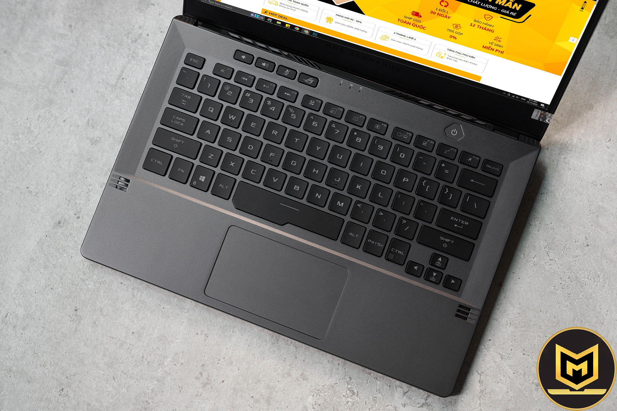 ASUS ROG ZEPHYRUS G14 GA401QH 2021 R7 5800HS/ RAM 16GB/ SSD 512GB/ 14INCH FHD/ VGA GTX 1650 4GB / GAMING THỜI TRANG SIÊU GỌN NHẸ/ GIÁ RẺ1