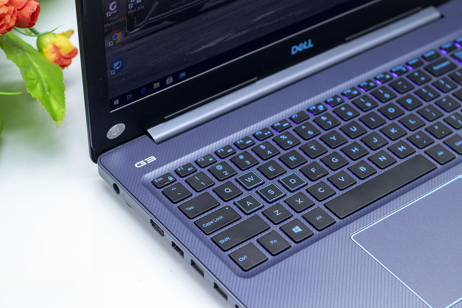 Laptop Dell Gaming G3 3579/ i7 8750H/ 8G - 16G/ SSD128+1T/ Vga GT1050Ti 4G / Full HD/ LED Xanh/ Chuyên Game 1