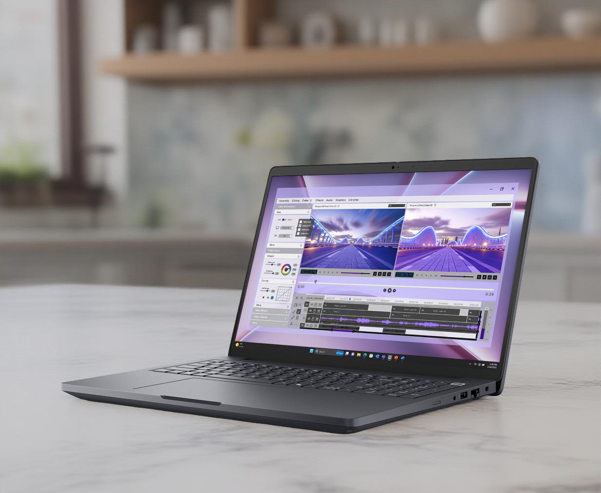 LAPTOP DELL PRO MAX 16 MC16250 CORE ULTRA 5 235H 16INCH FHD+ INTEL GRAPHICS ĐỒ HỌA CAO CẤP3