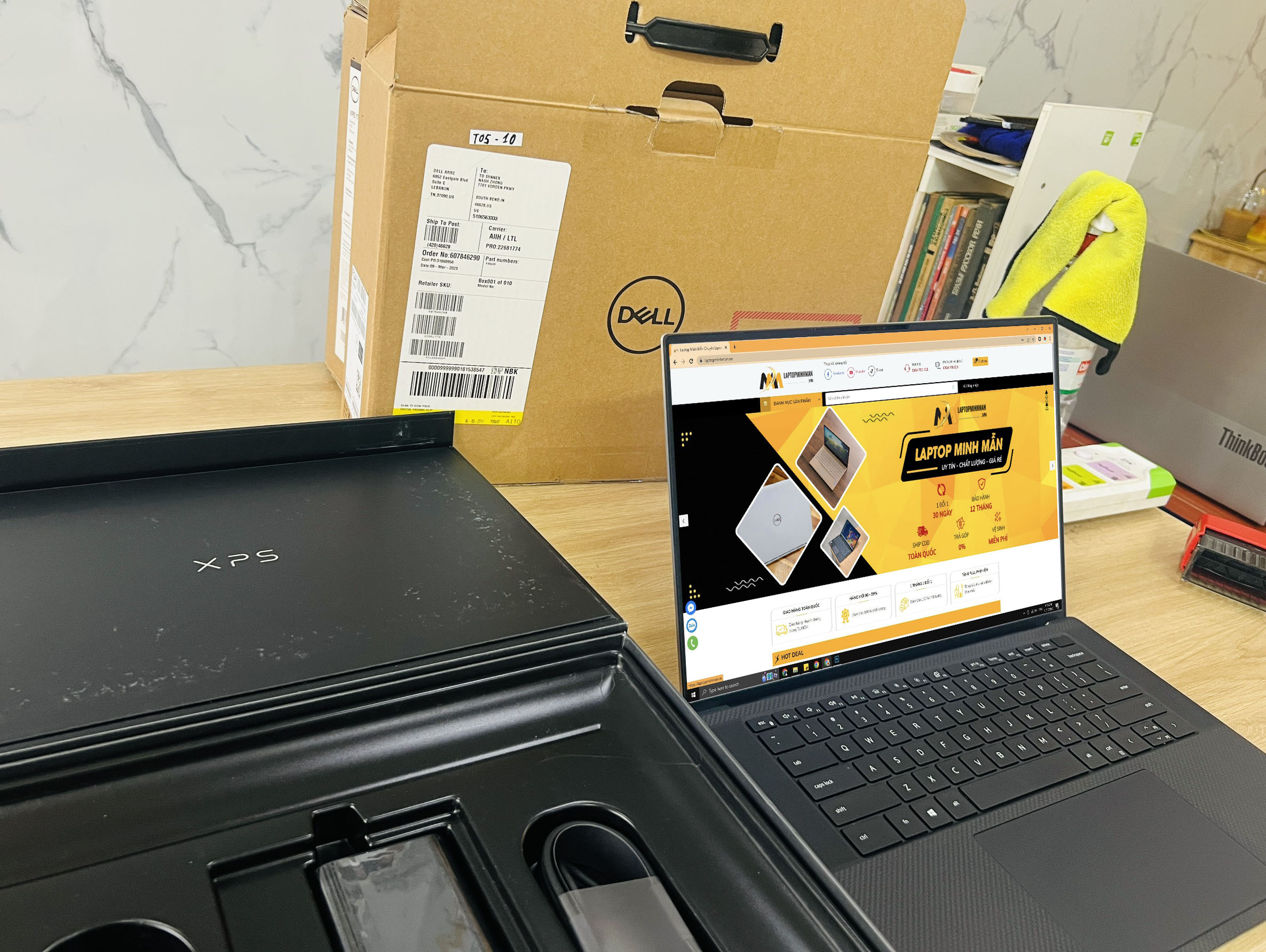 DELL XPS 15 9510 2021 - CORE I7 11800H/ RAM 32GB/ SSD 512GB/ NVIDIA RTX 3050Ti 4GB/ 15.6IN FHD+/ GIÁ RẺ3