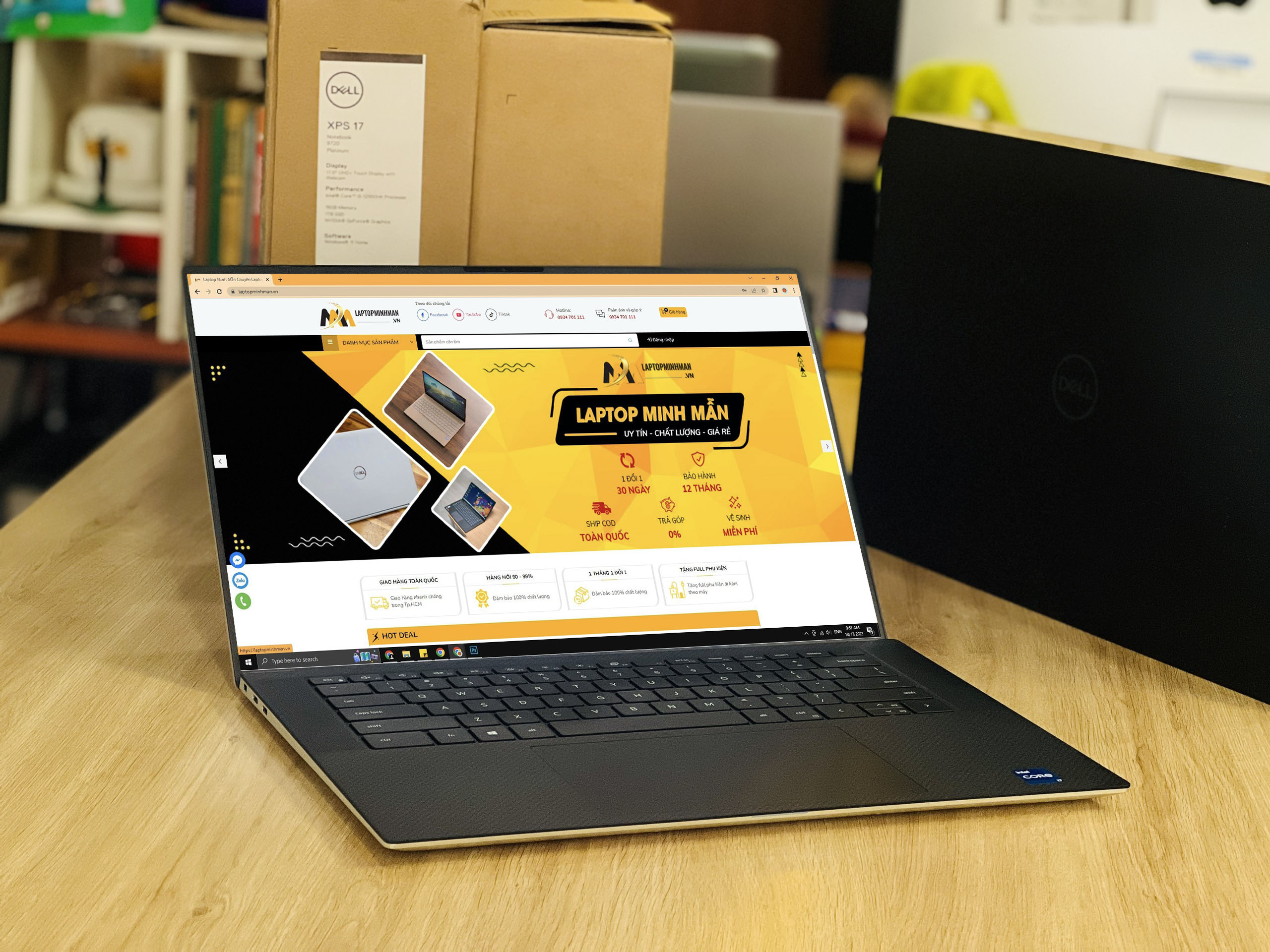 DELL XPS 15 9510 2021 - CORE I7 11800H/ RAM 32GB/ SSD 512GB/ NVIDIA RTX 3050Ti 4GB/ 15.6IN FHD+/ GIÁ RẺ2
