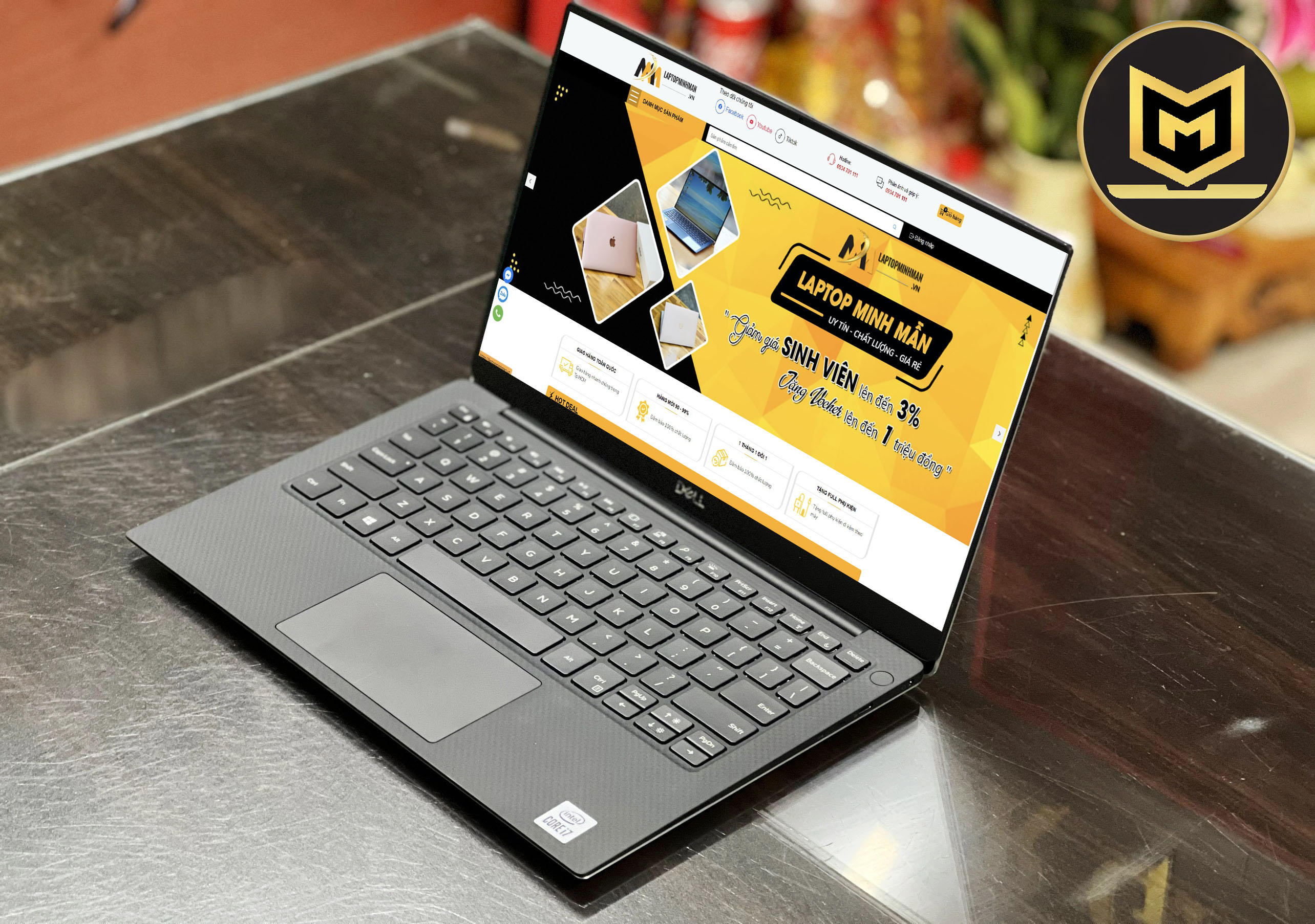 DELL XPS 13 7390 i7 10710U RAM 16GB SSD 512GB 13INCH FHD GIÁ RẺ1