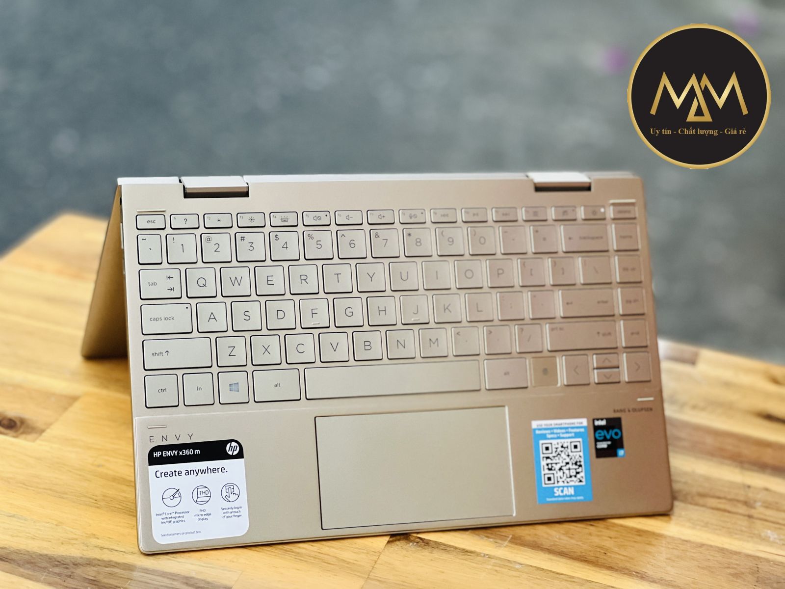 HP Envy X360 13 I7 1165G7/ RAM 8GB SSD 512GB/ OLED/ CẢM ỨNG LẬT XOAY/ VÀNG GOLD/ GIÁ RẺ3