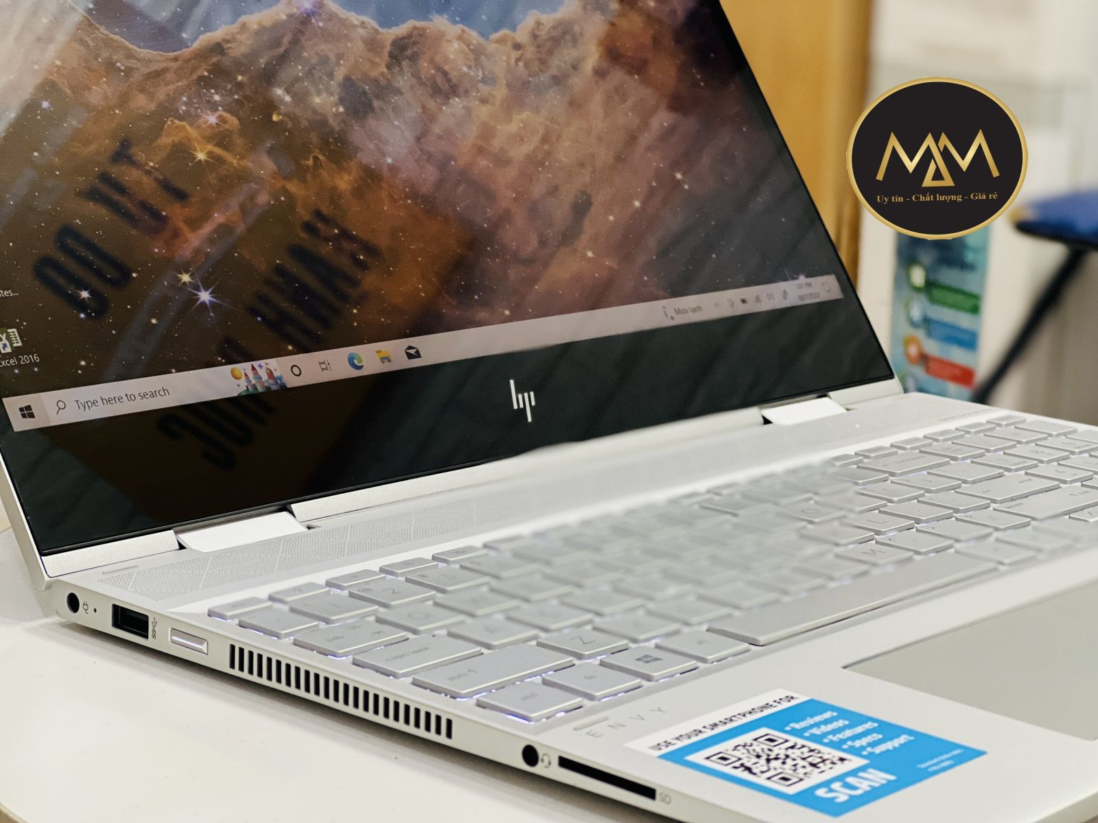 Laptop HP ENVY X360 15M-DR1011DX I5 10210U/ RAM 8GB/ SSD 256GB/ FullHD IPS/ Cảm Ứng 15in/ Viền Mỏng/ Giá Rẻ1