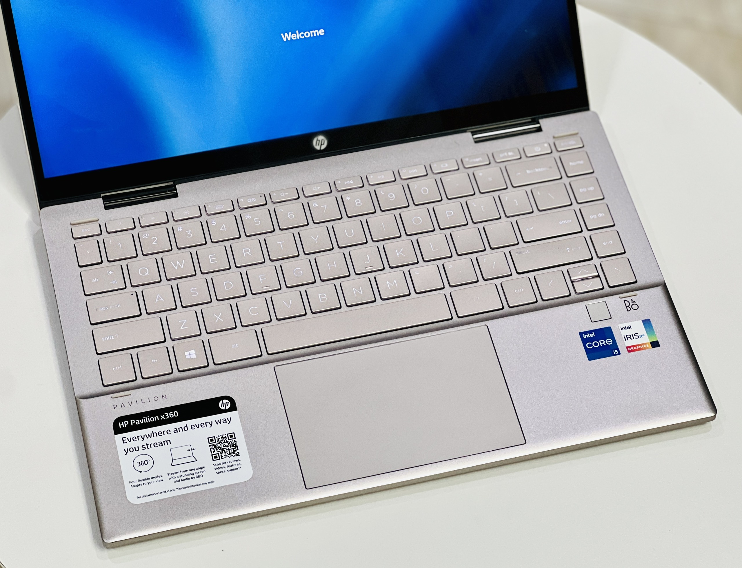 Laptop Hp Pavilion X360 2021 14-dy0033dx I5 1135G7/ Ram 8GB/ SSD 512GB/ Màu Vàng Gold/ 14in Cảm Ứng/ Vga Iris Xe/ Giá Rẻ2