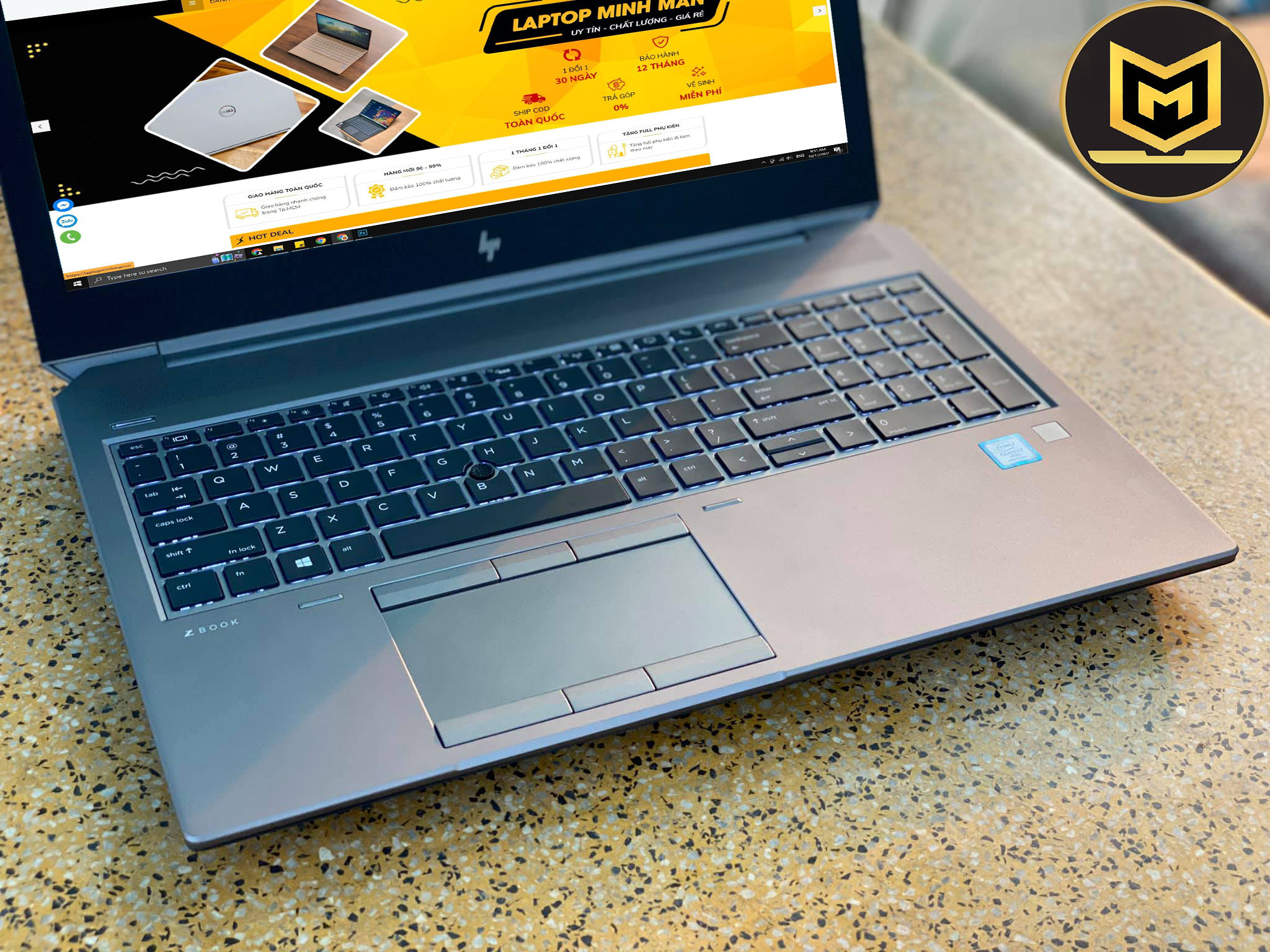 HP ZBOOK 15 G5 i7 8850H/ RAM 16GB/ SSD 512GB/ 15INCH FHD/ NVIDIA QUADRO P2000 4GB/ VỎ NHÔM CHUYÊN ĐỒ HỌA CAO CẤP/ GIÁ RẺ3