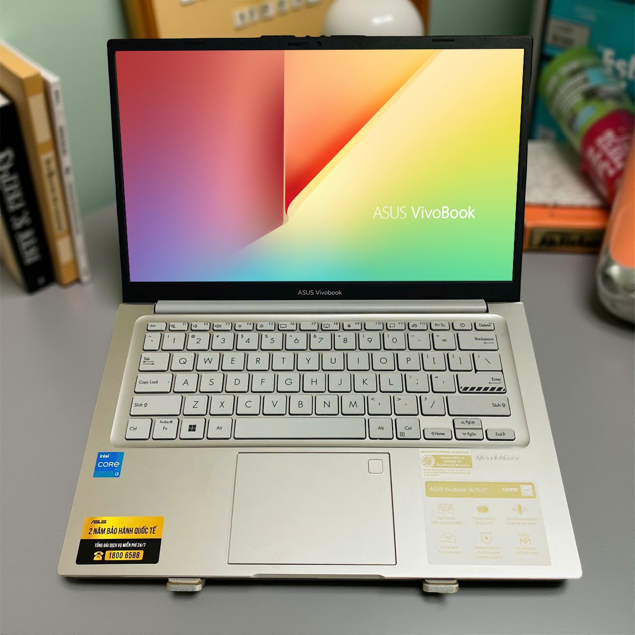 LAPTOP ASUS VIVOBOOK 14 X1404ZA i3 1215U 14INCH FHD VIỀN MỎNG MÀU BẠC GIÁ RẺ2