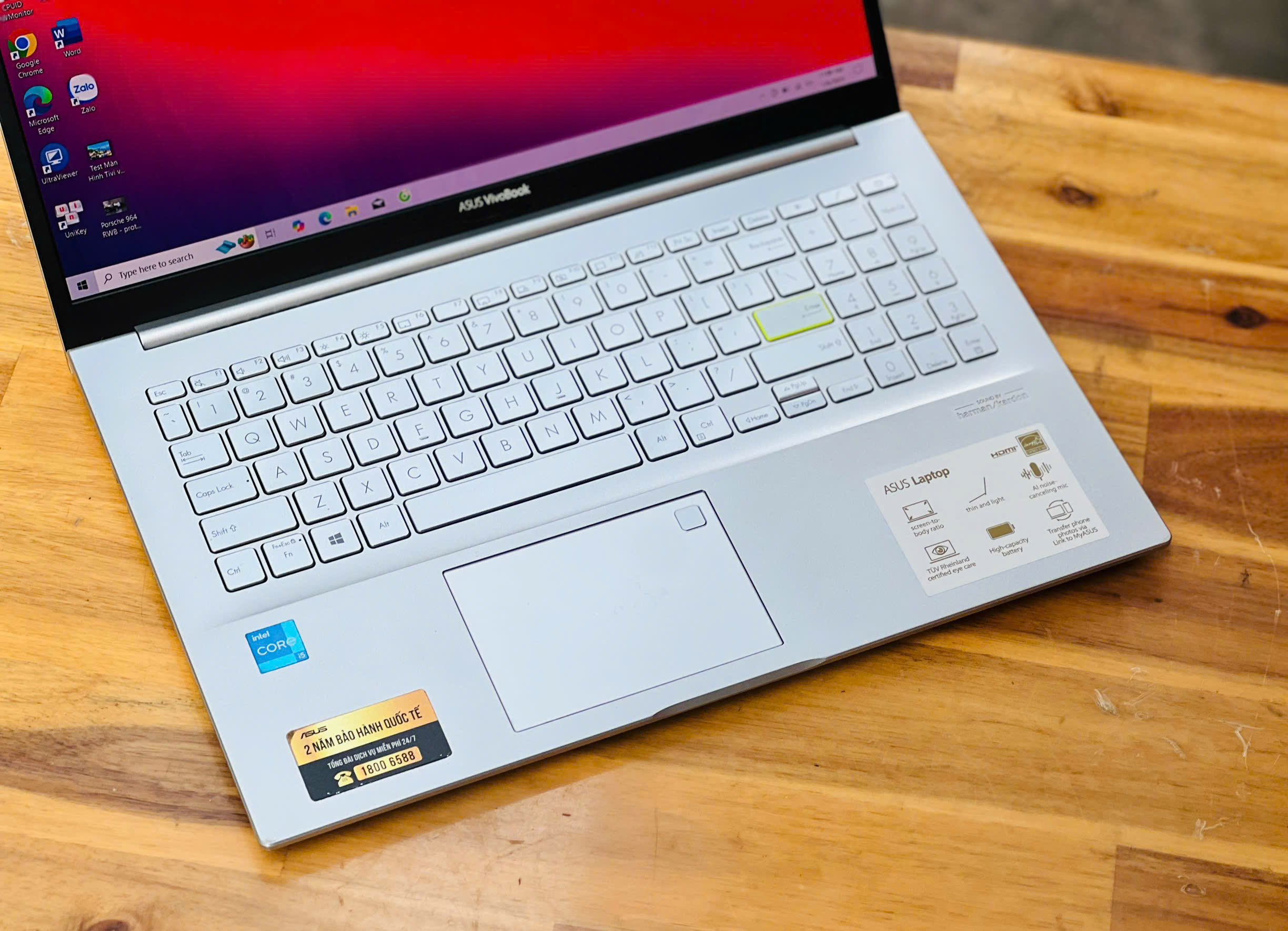 LAPTOP ASUS VIVOBOOK M513UA RYZEN 5 5500U 15.6INCH FHD OLED MÀU BẠC GIÁ RẺ3