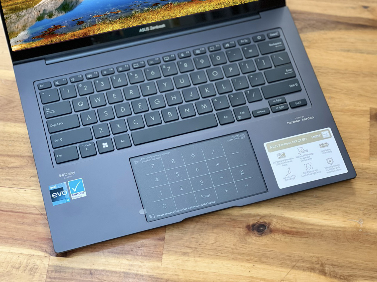LAPTOP ASUS ZENBOOK 14 Q410 i5 13500H RAM 8GB SSD 512GB 14INCH 2.8K OLED3