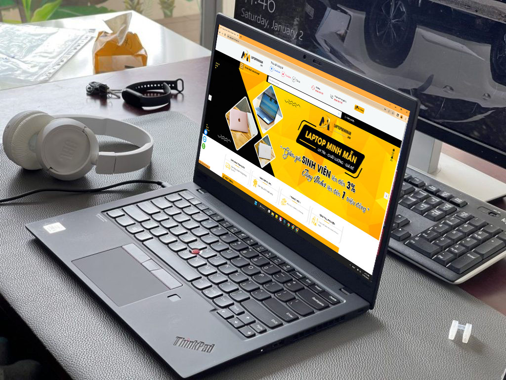 Lenovo Thinkpad X1 Carbon Gen 7 i7 8665U 8CPUS/ Ram16G/ SSD256/ Full HD/ Gập 180 độ/ Siêu Mỏng/ Giá rẻ2