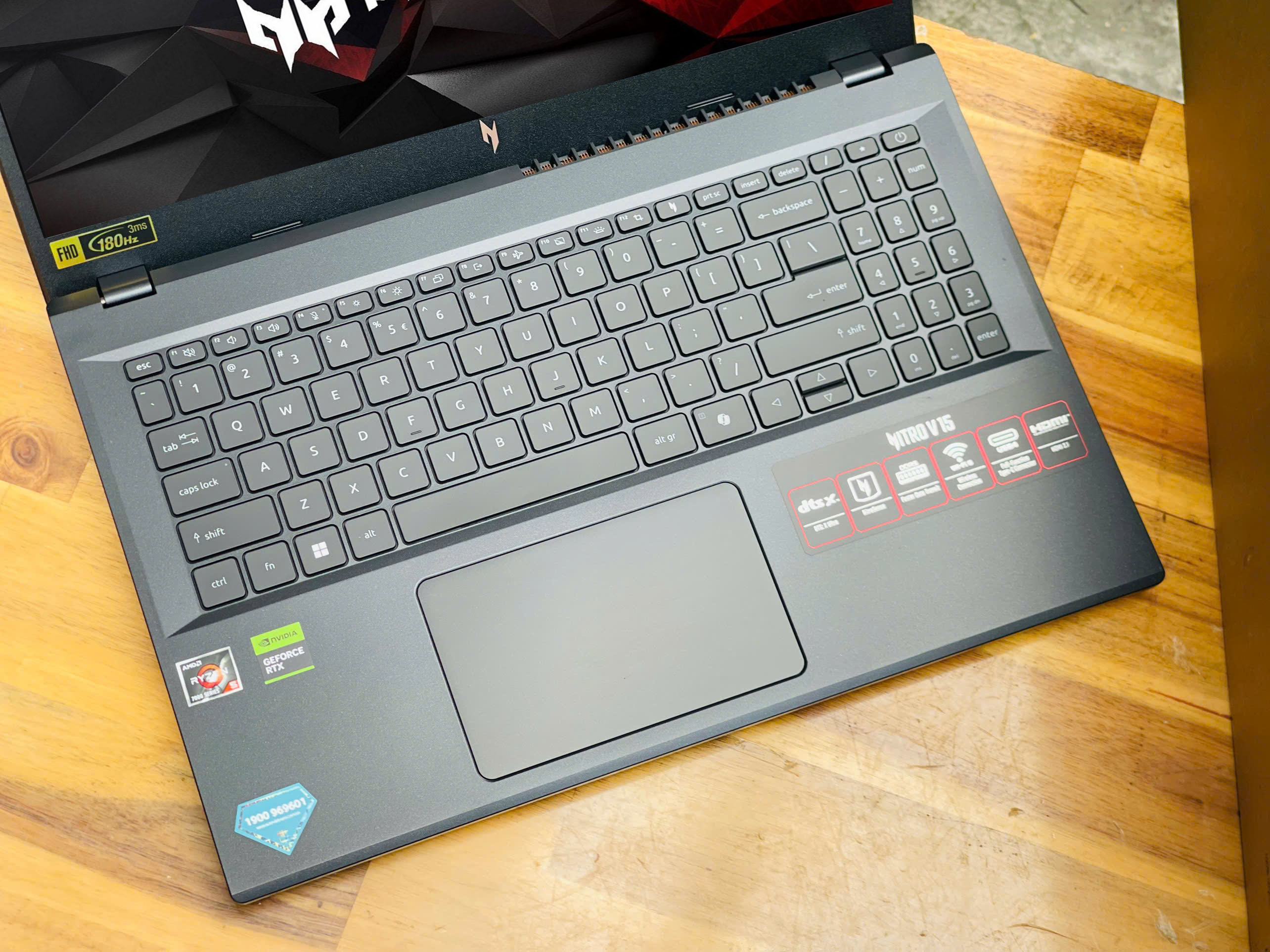 LAPTOP ACER NITRO V 15 GAMING ANV15-41 RYZEN 5 7535HS RTX2050 15.6INCH FHD 180HZ CAO CẤP GIÁ RẺ4