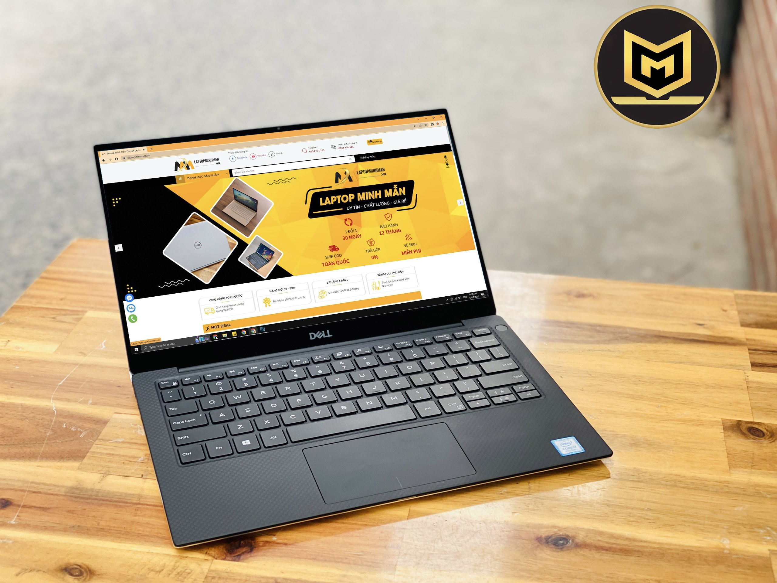 DELL XPS 13 9380 i7 8565U/ RAM 16GB/ SSD 512GB/ 13INCH FHD TRÀN VIỀN/ MÀU BẠC GỌN NHẸ/ GIÁ RẺ1