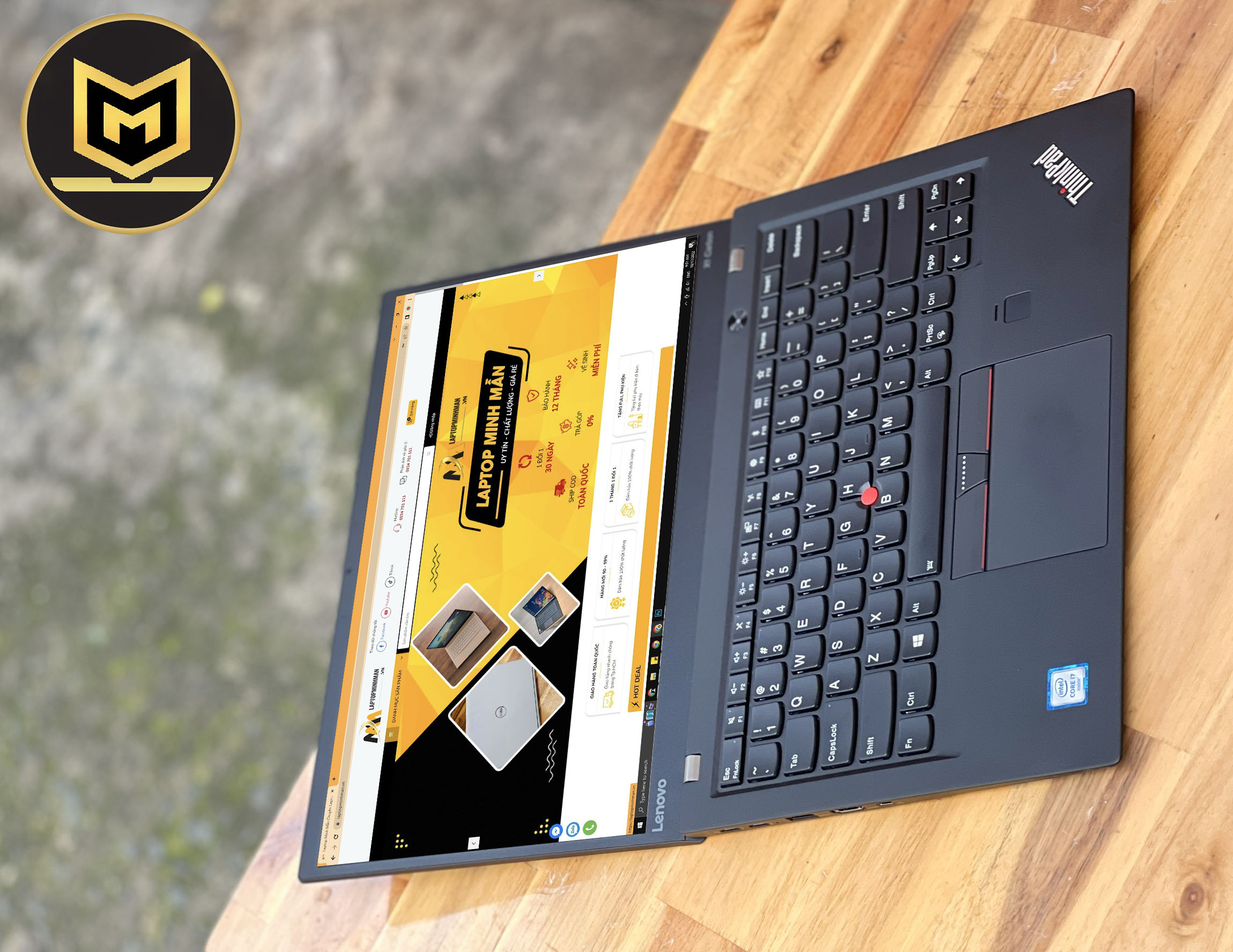 LENOVO THINKPAD X1 CARBON GEN 5 i7 6500U/ RAM 8GB/ SSD 256GB/ 14INCH FHD VIỀN MỎNG/ SIÊU GỌN NHẸ/ GIÁ RẺ1