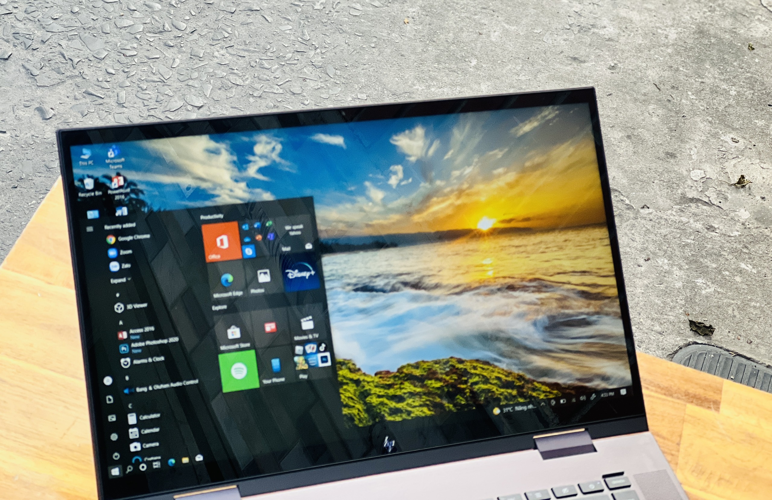 Laptop HP Envy X360 Convertible 15m Ryzen 5 5500 12 CPUS/ Ram 8G/ SSD256/ Vga AMD Radeon/ Xoay 360/ Tràn Viền/ Cảm ứng4