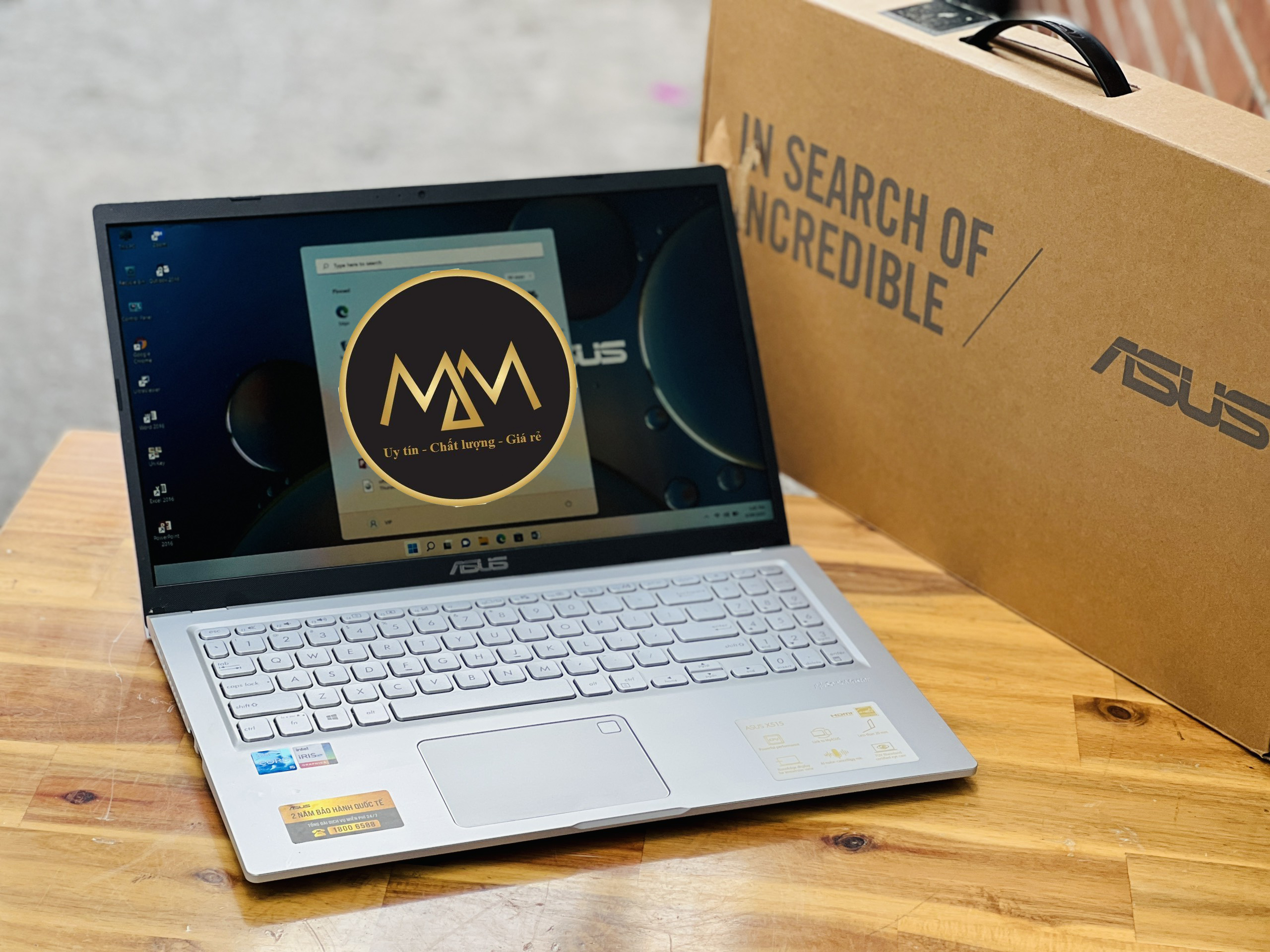 Laptop Asus Vivobook X515EA i5 1135G7/ Ram8G/ SSD512/ Vga Iris XE/ Viền Mỏng/ Full HD IPS/ Finger/ Type C/ Giá rẻ2