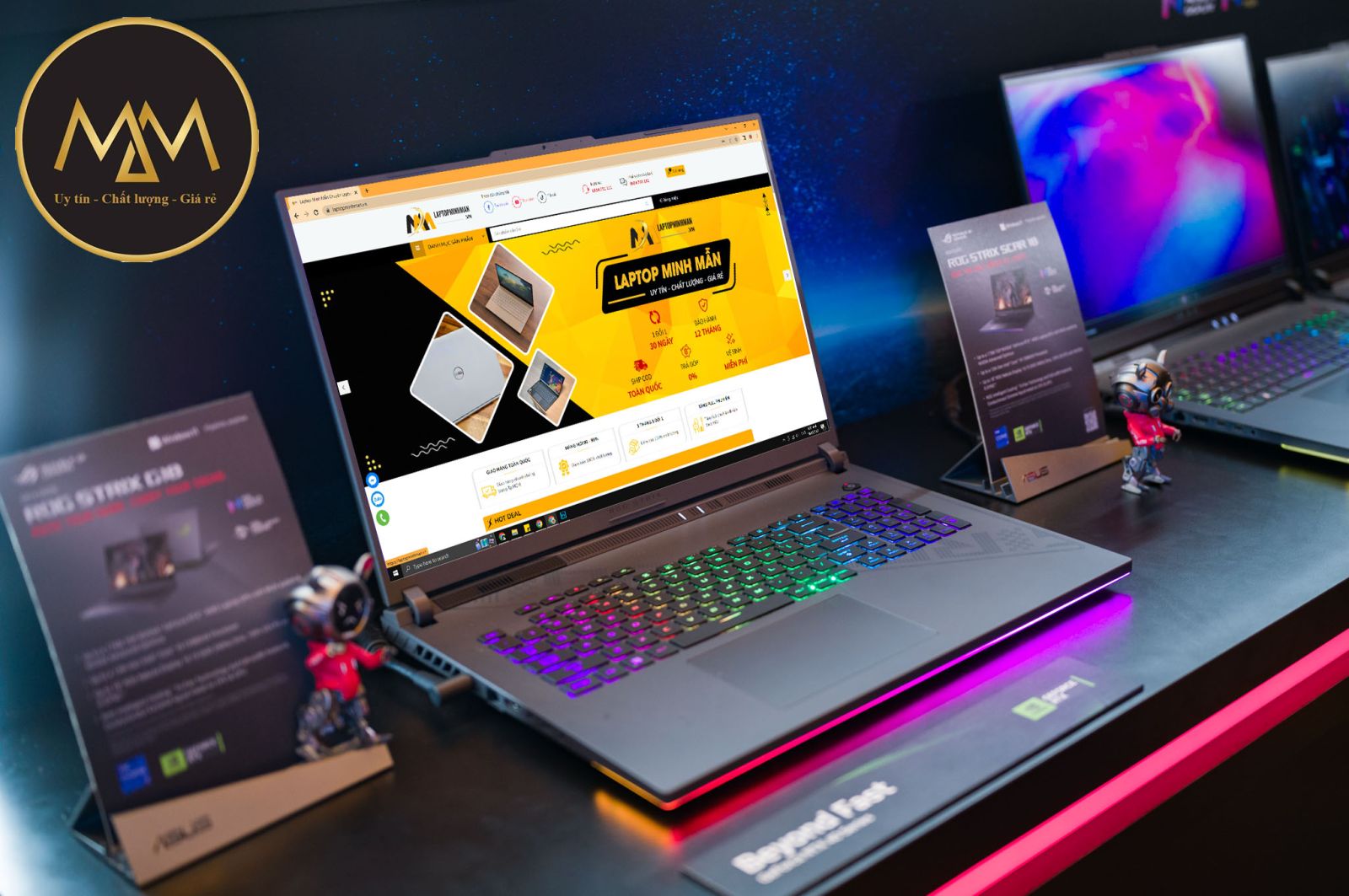 Asus Rog Strix G18 G814 I9 13980HX/ RAM 16GB SSD 1000G/ TRÀN VIỀN 18INCH/ RTX 4080 12GB/ GAMING ĐỒ HỌA/ GIÁ RẺ
