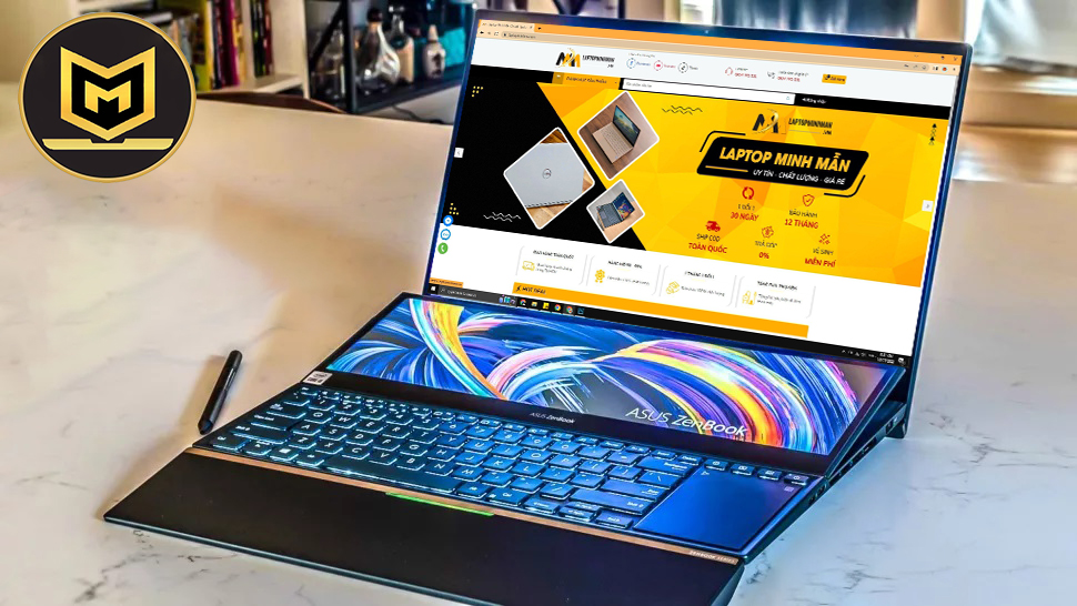 ASUS ZENBOOK PRO DUO 15 OLED i9 12900H/ RAM 32GB/ SSD 1TB/ 15INCH FHD OLED/ RTX 3060 6GB/ ĐỒ HỌA 2 MÀN HÌNH CAO CẤP/ GIÁ RẺ