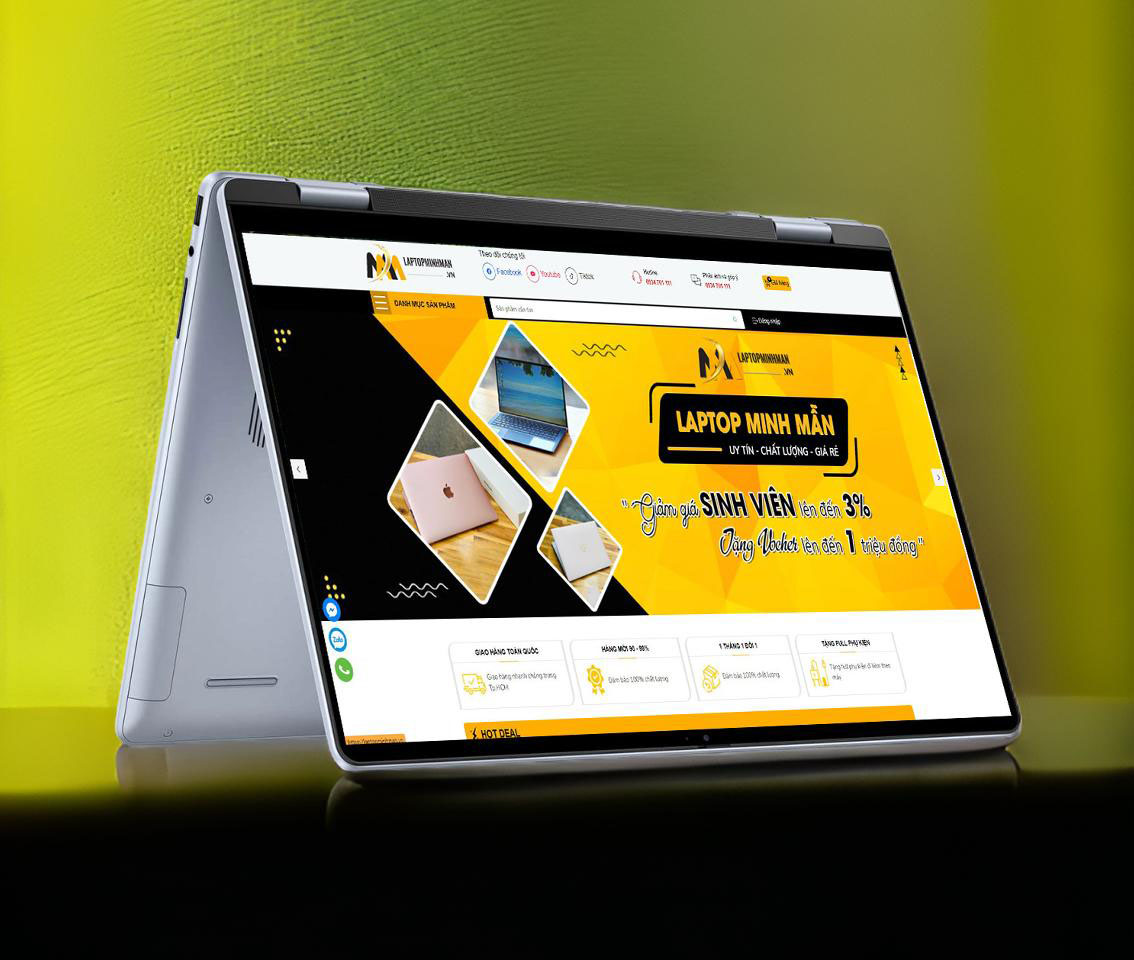 LAPTOP DELL INSPIRON 16 7640 2IN1 ULTRA 7 155H GIÁ RẺ