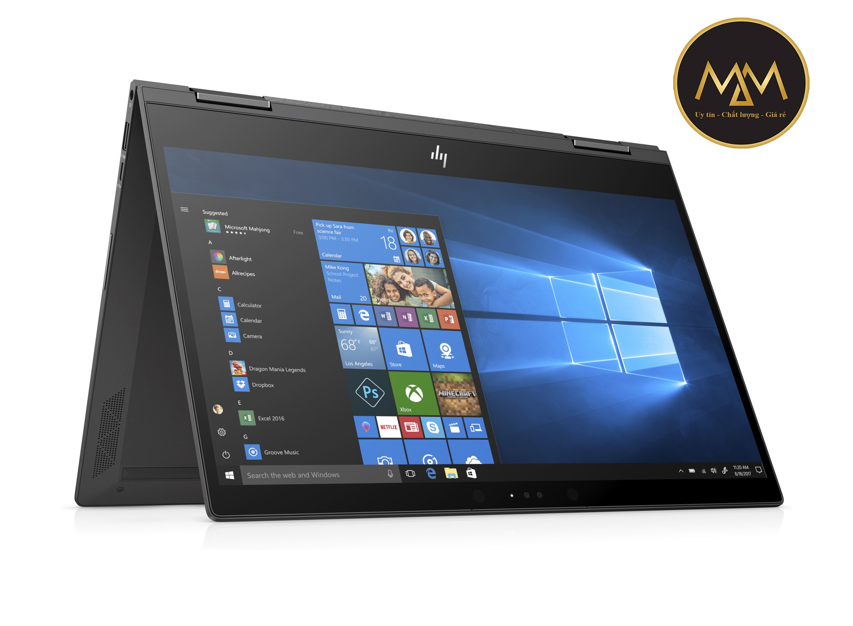 Laptop HP Envy X360 Convertible 15m Ryzen 7 5700 16 CPUS/ 16G/ SSD512/ Vga AMD Radeon/ Xoay 360/ Tràn Viền/ Chuyên Đồ Họa