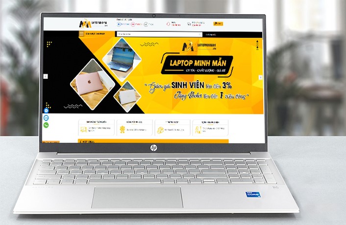 HP PAVILION 15 EG i5 1155G7/ RAM 8GB/ SSD 512GB/ 15INCH FHD VIỀN MỎNG/ VGA IRIS XE/ VỎ NHÔM/ CHUYÊN VĂN PHÒNG CAO CẤP/ GIÁ RẺ