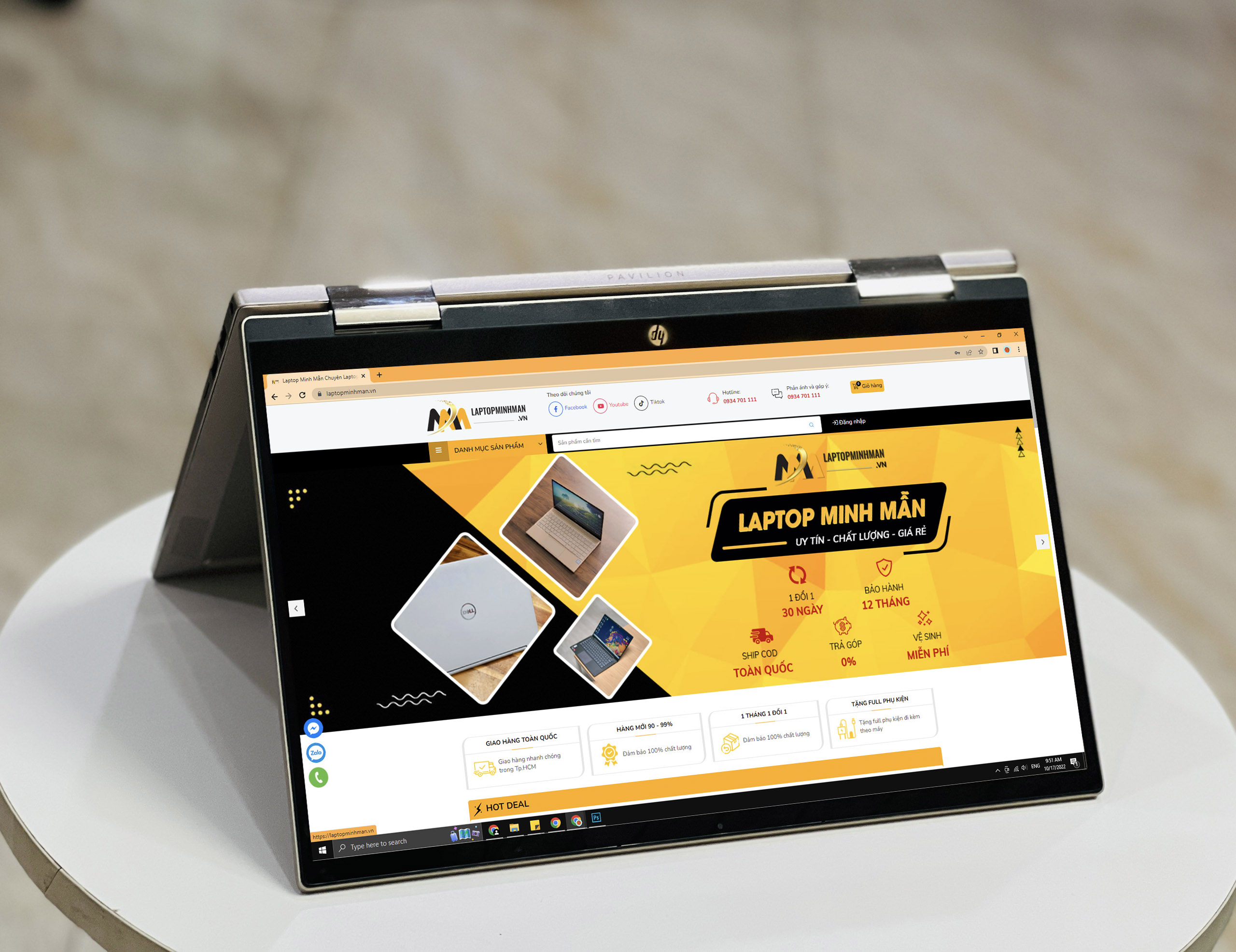 Laptop Hp Pavilion X360 2021 14-dy0033dx I5 1135G7/ Ram 8GB/ SSD 512GB/ Màu Vàng Gold/ 14in Cảm Ứng/ Vga Iris Xe/ Giá Rẻ