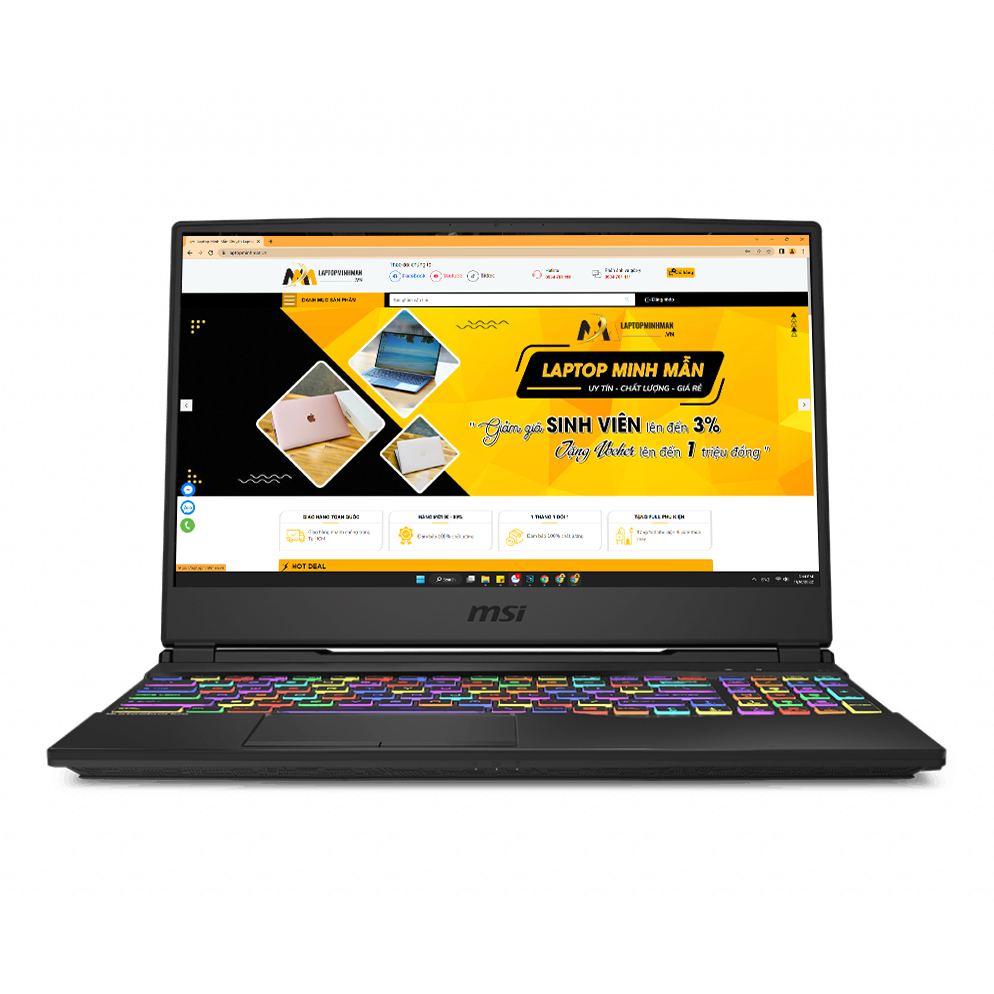 MSI GL65 9SDK I5 9300H/ 8G/ SSD 512GB/ Vga rời GTX 1660TI/ LED SRGB/ 120hz/ Chuyên Game Đồ Họa/ Giá rẻ