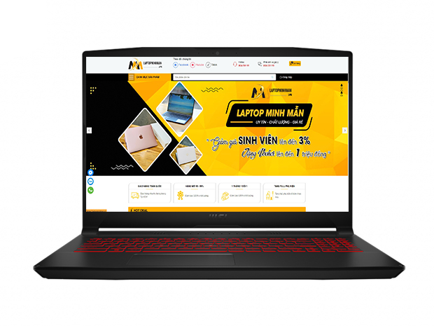 MSI KATANA GF66 I7 11800H RTX 3050 GIÁ RẺ