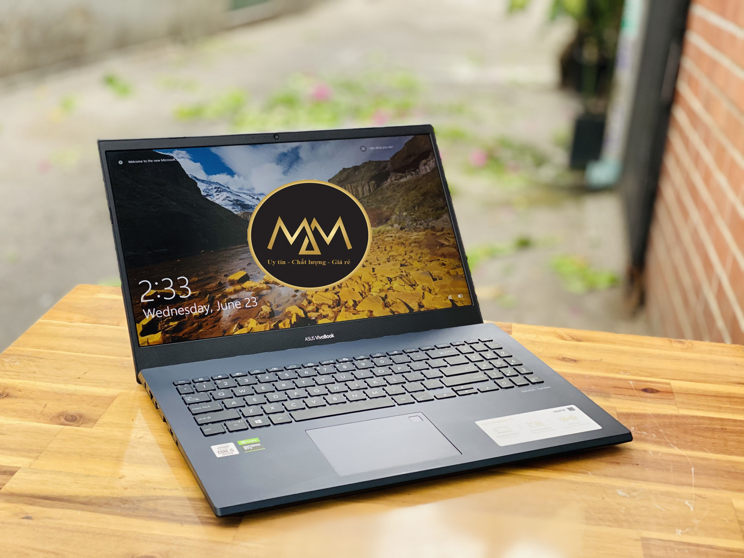 Laptop Asus Vivobook F571GT i7 9750H 12CPUS/ 8G/ SSD512/ GTX1650 4G/ 120hz/ Viền Mỏng/ Full HD/ Finger